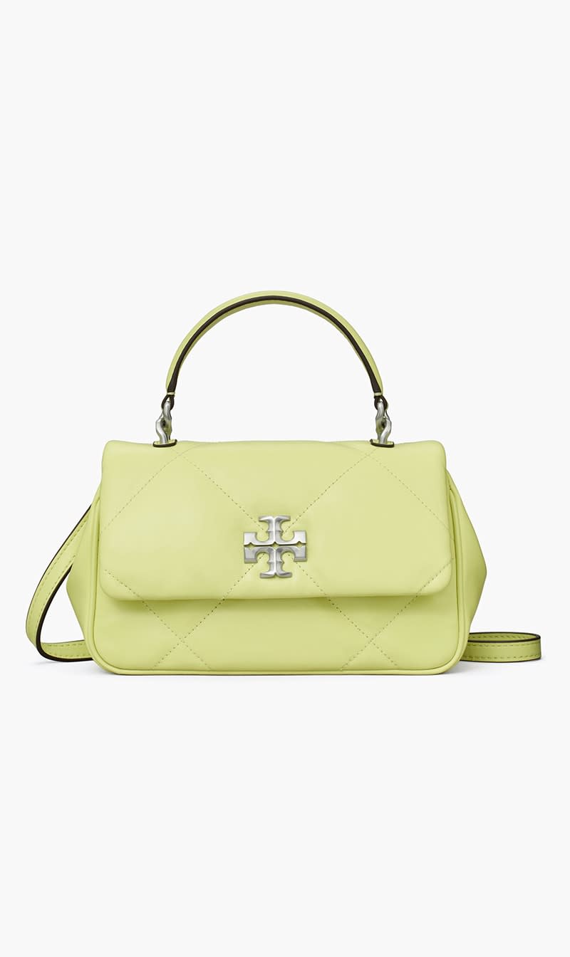 

Tory Burch Green Kira Diamond Quilt Top-handle for Women | The Deal Outlet