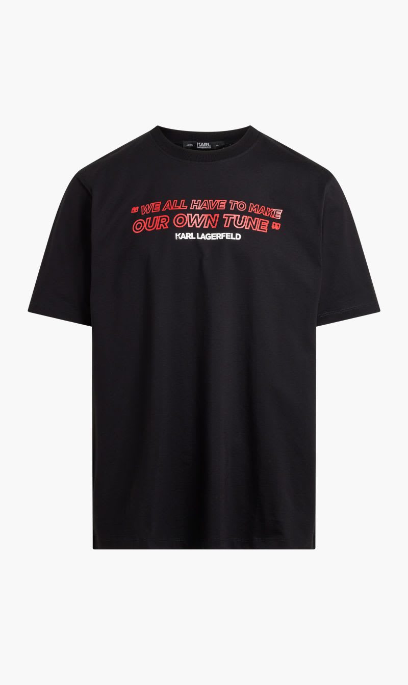 

Karl Lagerfeld Black Karl Rocks T-shirt for Men | The Deal Outlet