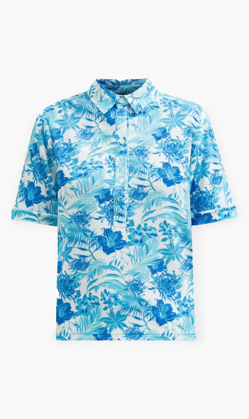 

Vilebrequin White Leonie Aq303 Su24 Tahiti Fl Terry Blanc for Women | The Deal Outlet