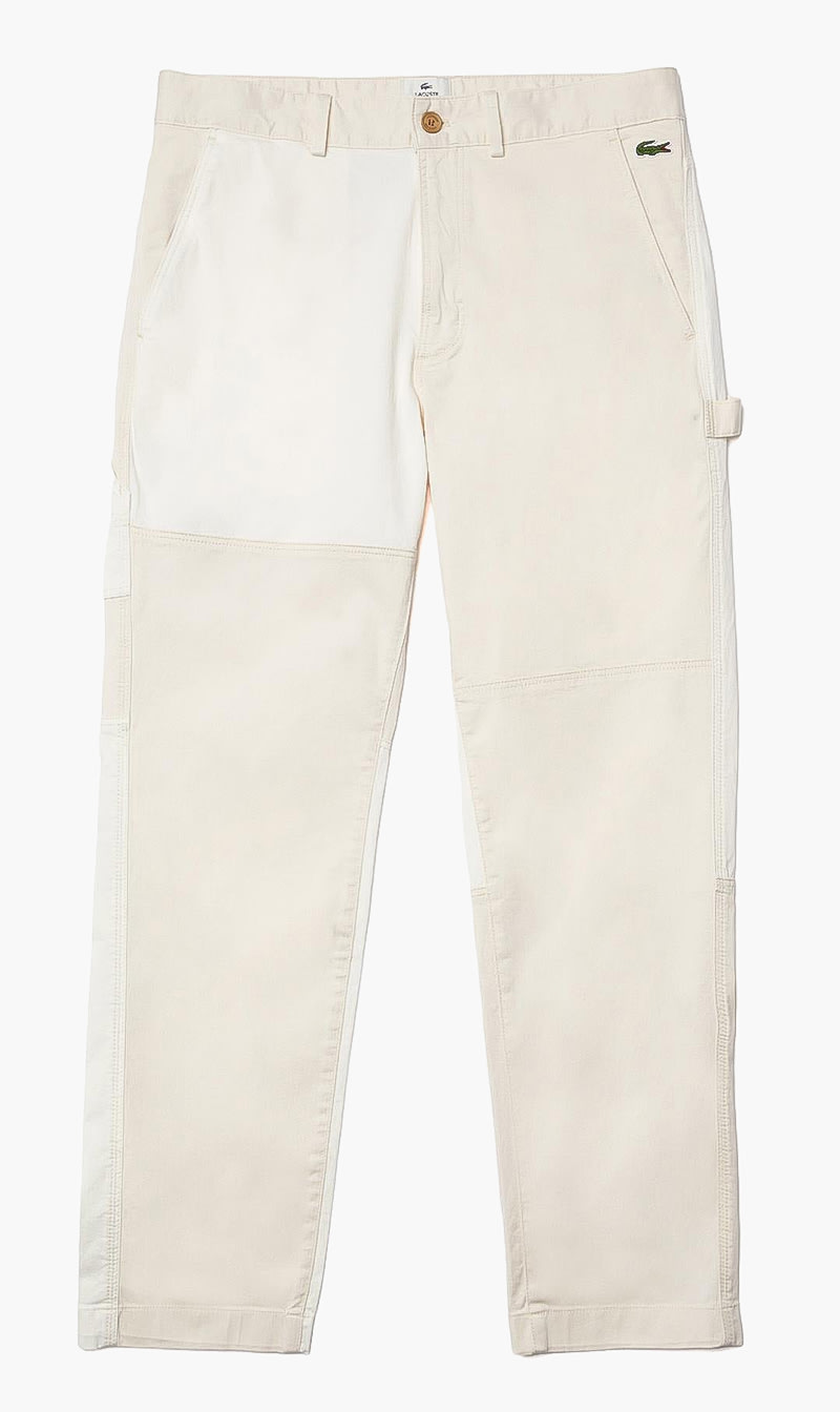

Lacoste Beige Belted Zip Closure Jeans for Men | The Deal Outlet