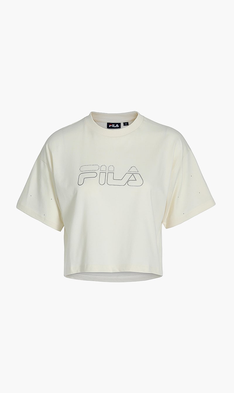 

Fila White Ferlane T-shirt for Women | The Deal Outlet