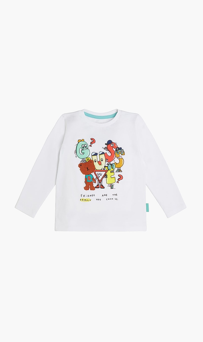 

Logo Long Sleeves Tshirt, White