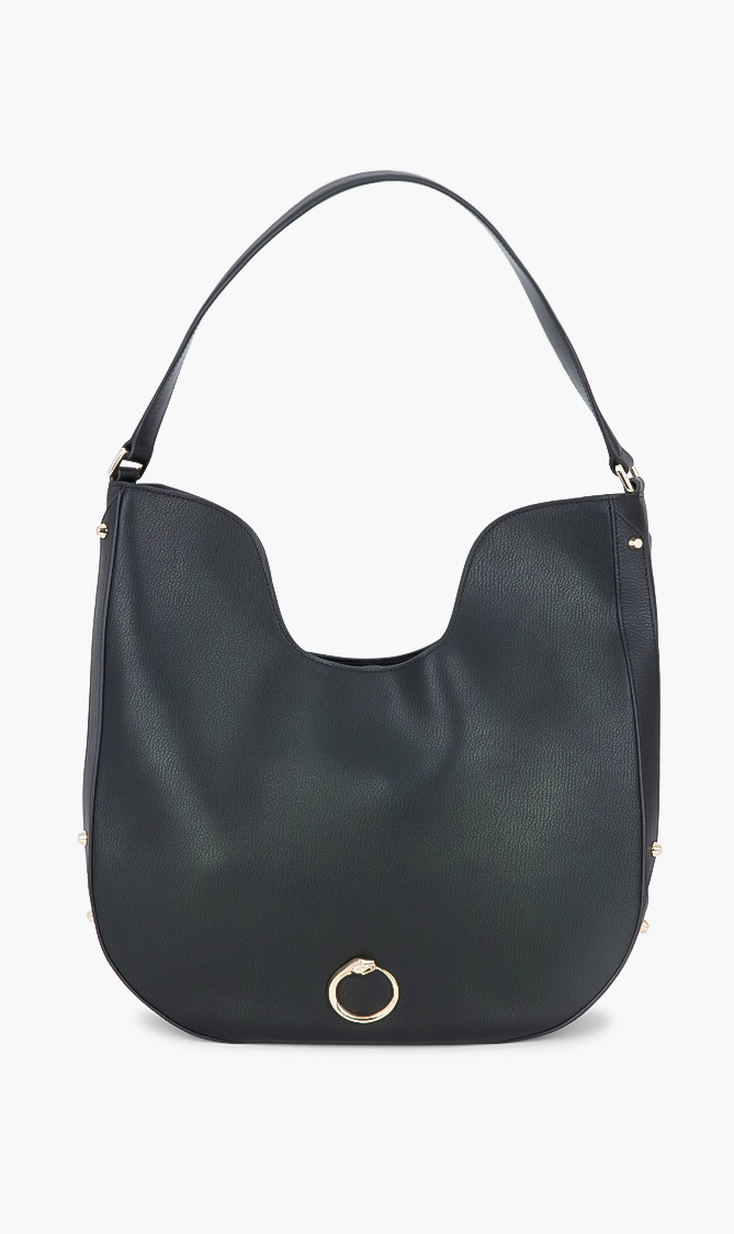 

CAVALLI CLASS Diva Leather Hobo Bag