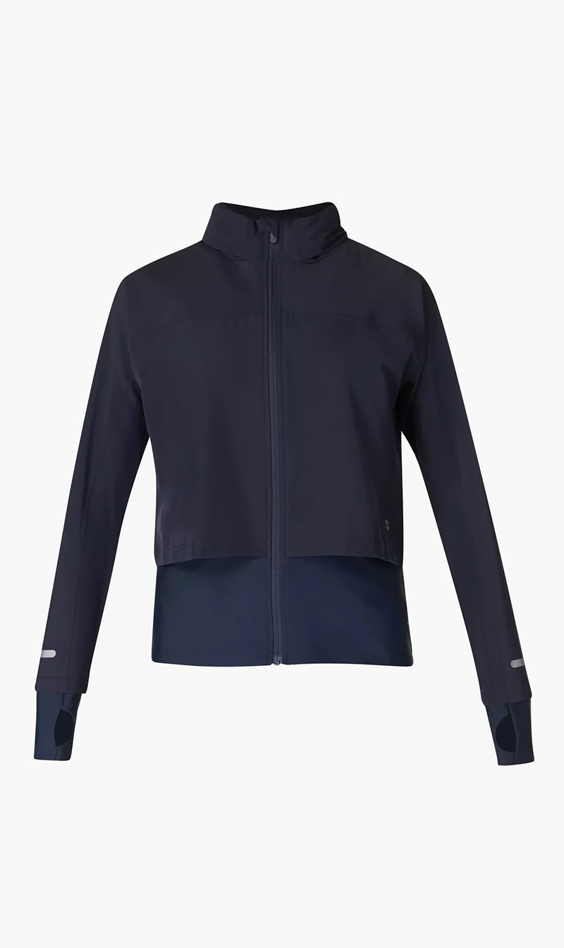 

Sweaty Betty Blue Fast Track Running Jacket for Women | The Deal Outlet