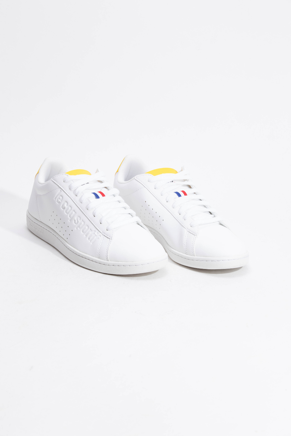 

Le Coq Sportif Courtset Sport Optical White/empire Yellow Sneakers