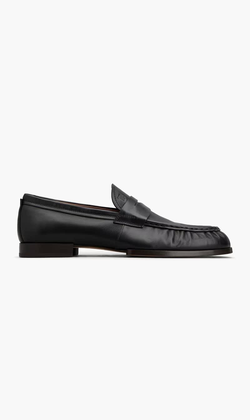 

Tod's Black Leather Loafers for Men | The Deal Outlet