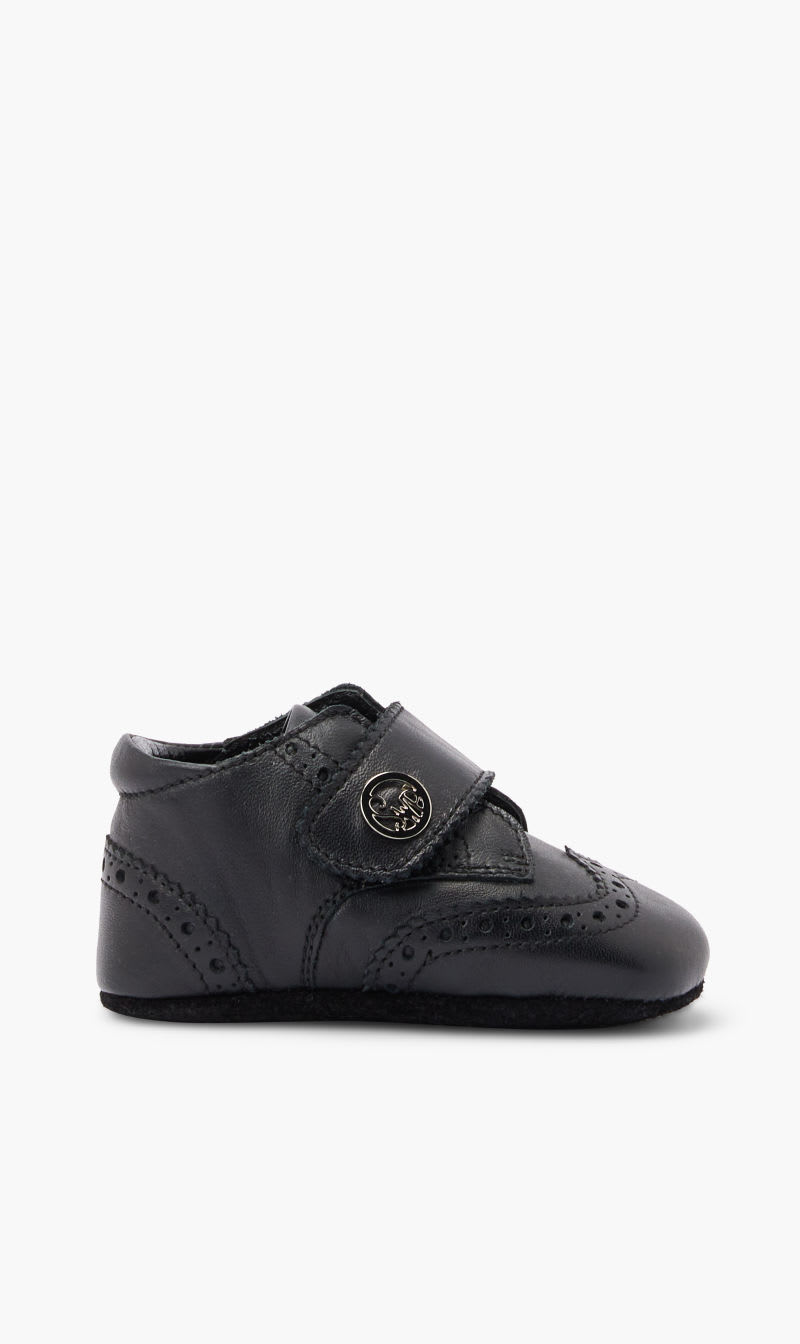 

Swp By Irina Black Oxford Booties for Girls | The Deal Outlet