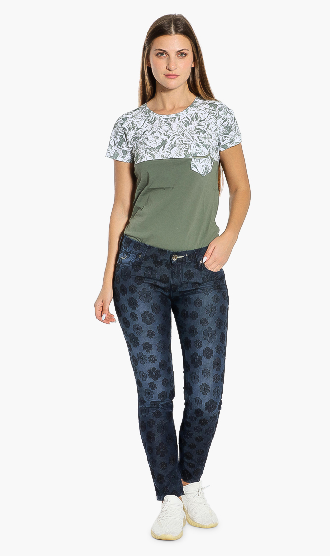 

Jacquard Sherry Jeans, Blue