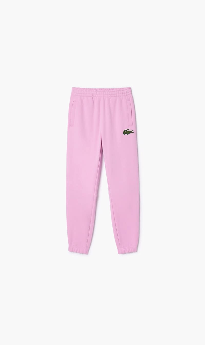 

Lacoste Pink Cotton Fleece Jogger Trackpants for Men | The Deal Outlet