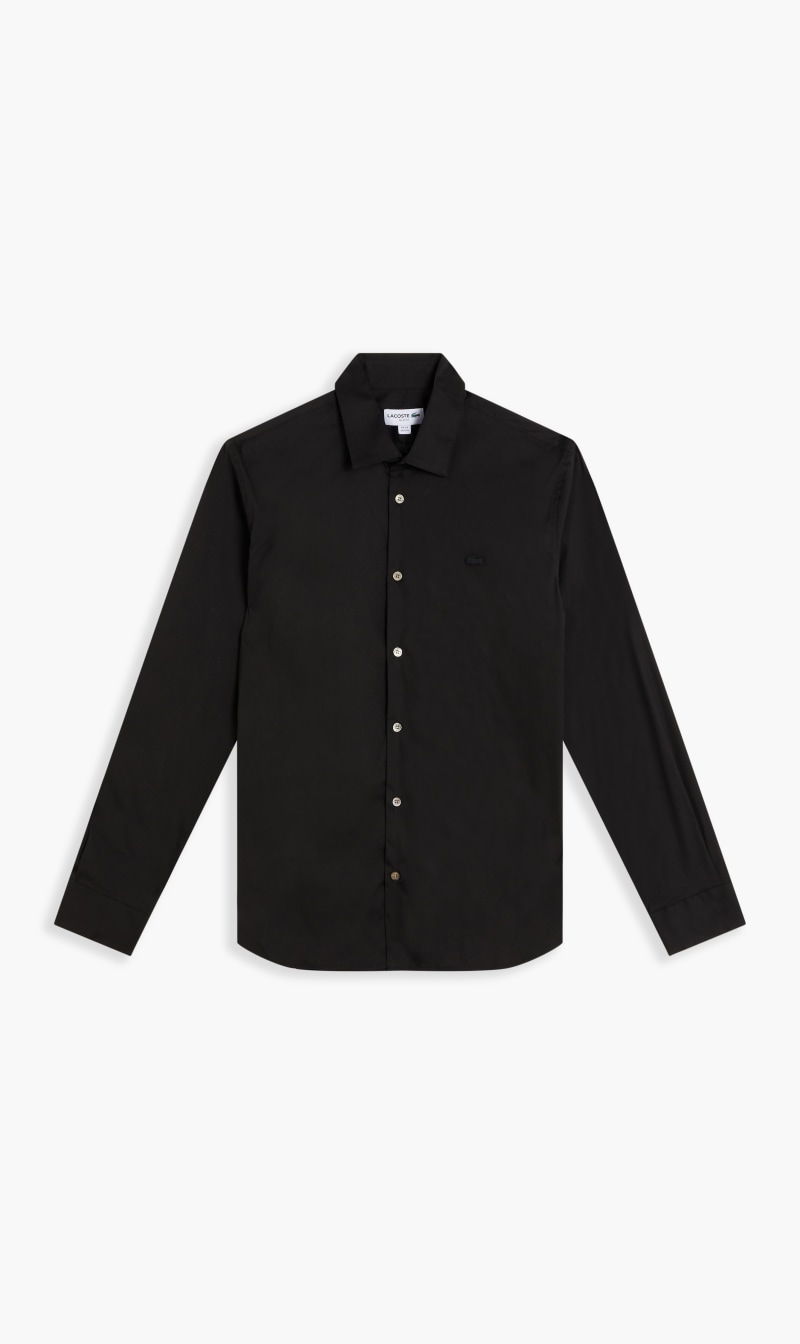 

Long Sleeved Casual Shirt, Black