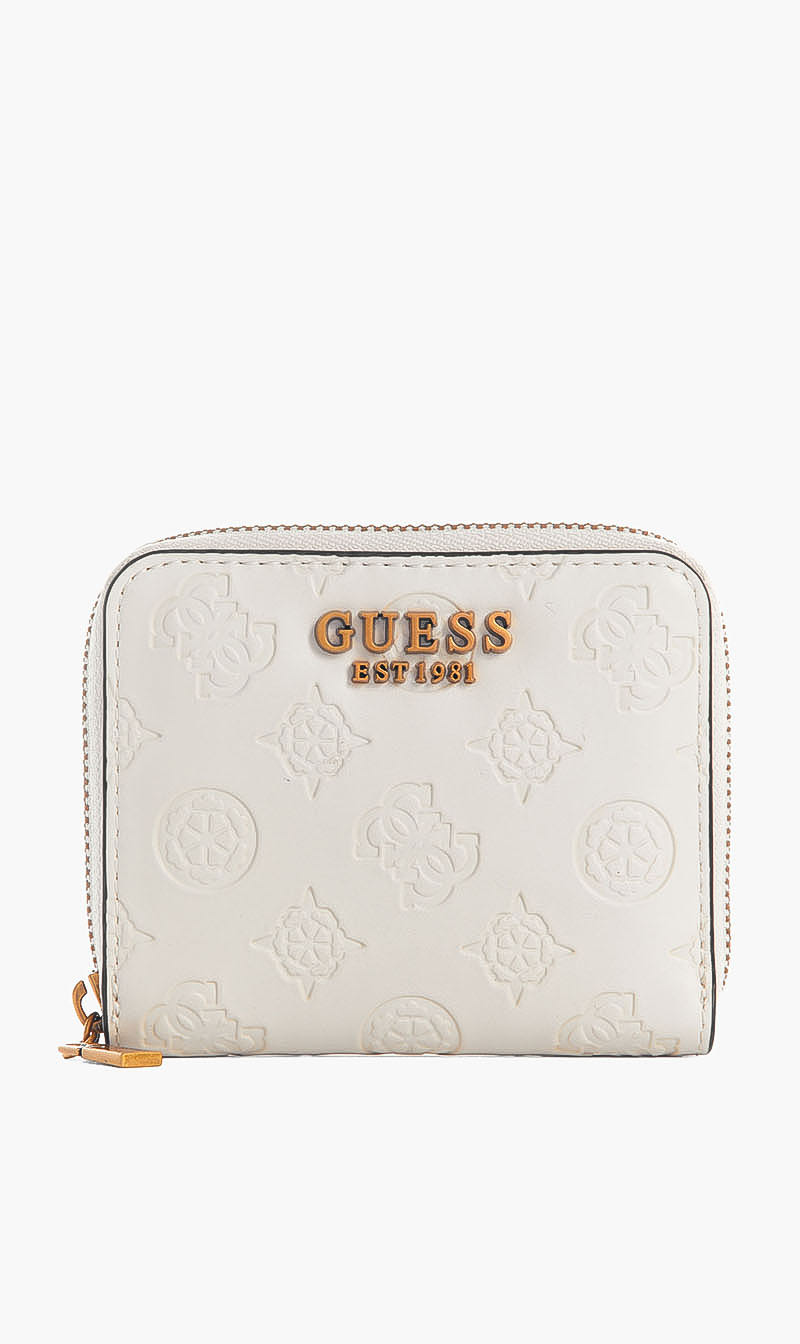 

Laurel Logo Small Wallet, White