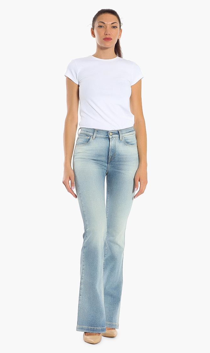 

Frida Flared Tailored Pants, Blue