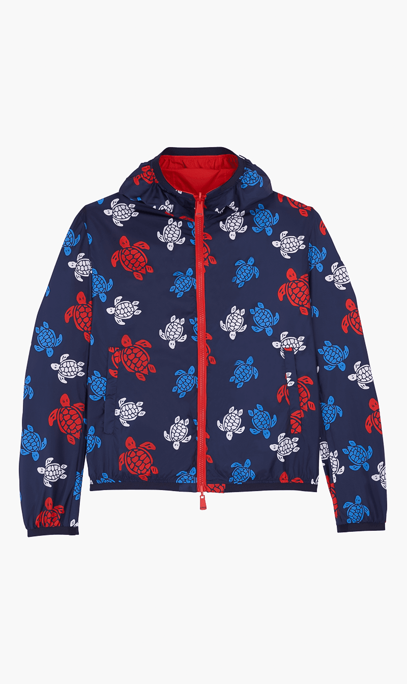 

Vilebrequin Red Reversible Windbreaker Jacket for Men | The Deal Outlet