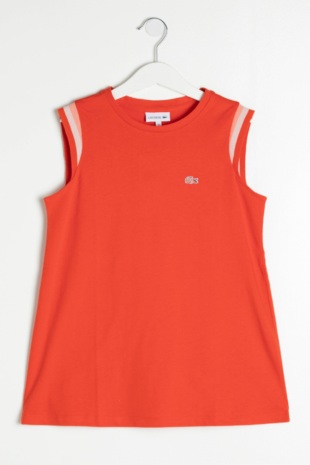 

Lacoste Colorblock Cotton Piquã© Top