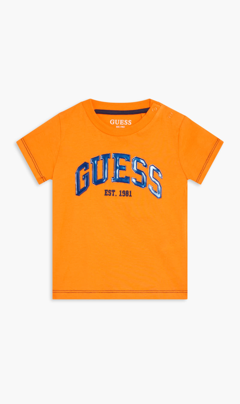 

Guess Orange Organic Cotton T-shirt | The Deal Outlet