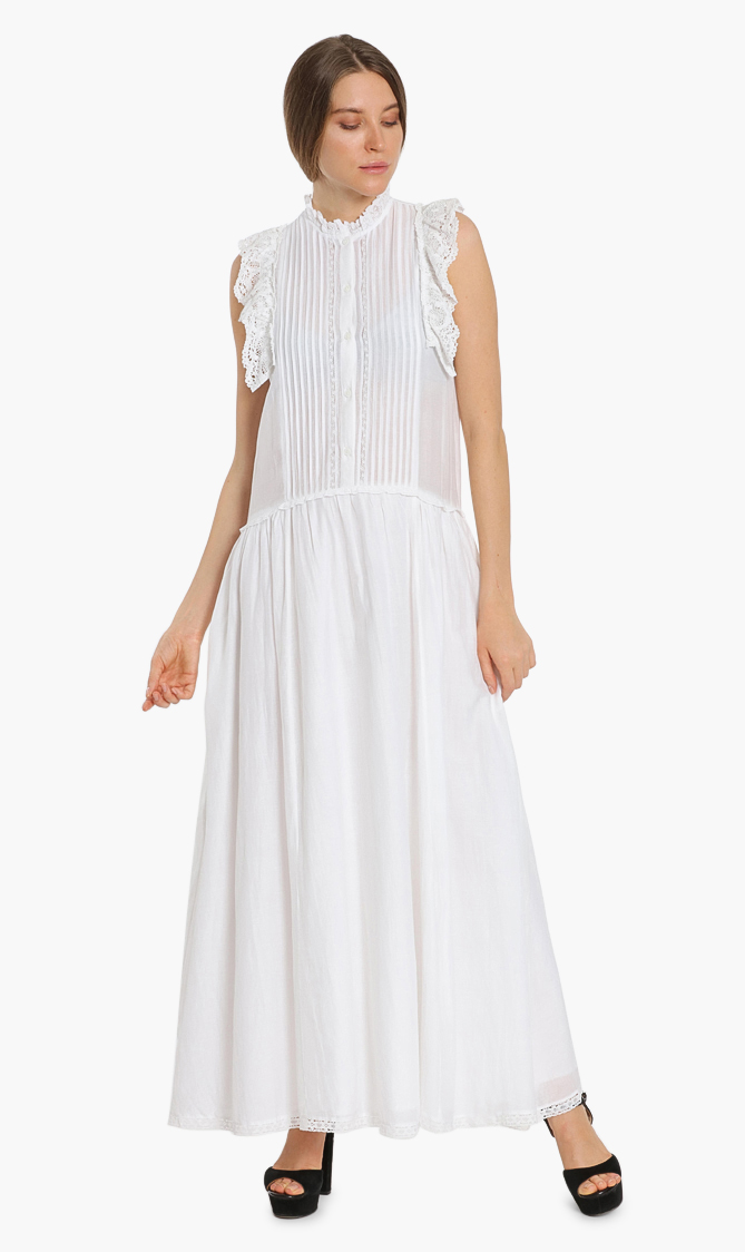 

Romane Dress, White