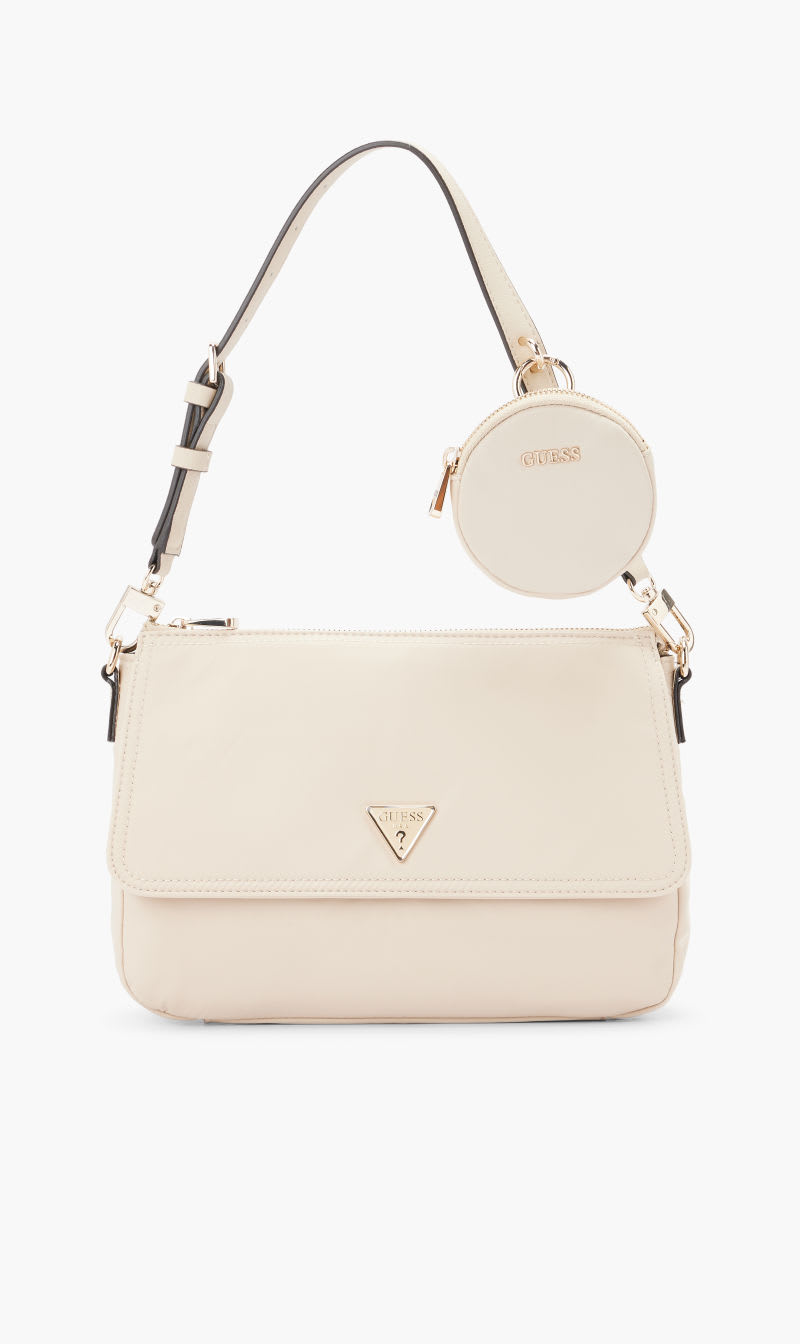 

Guess Brown Eco Gemma Top Zip Shlder Bag for Women | The Deal Outlet