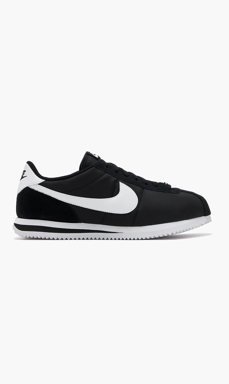 Nike Black Cortez Textile Sneakers