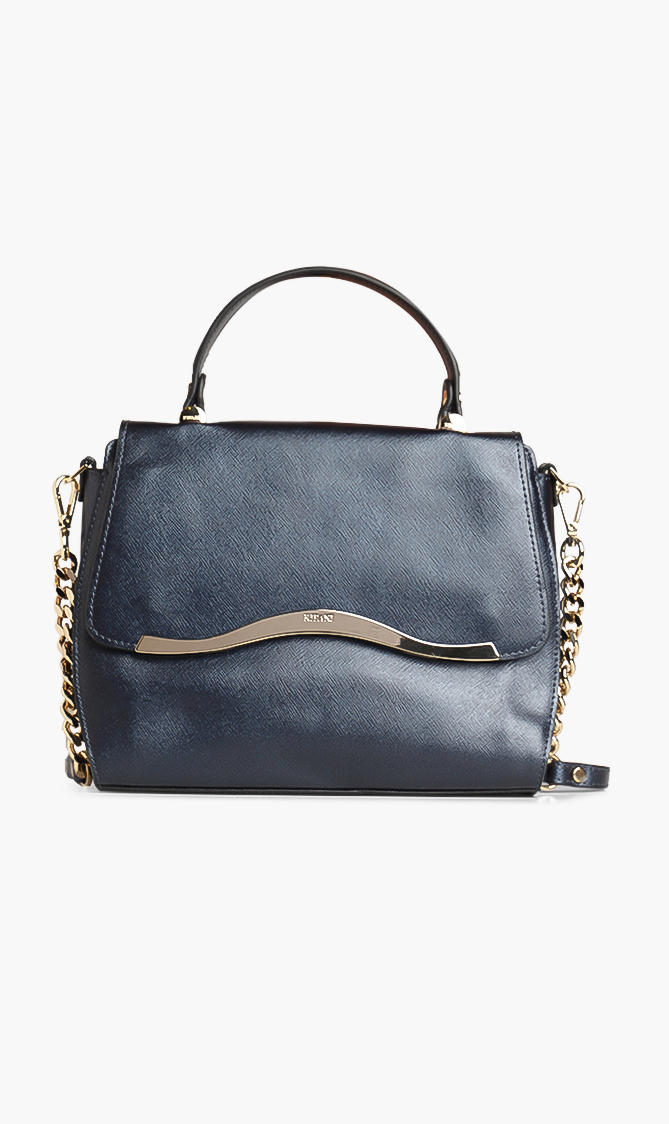 

Ripani Leather Trapeze Crossbody Bag