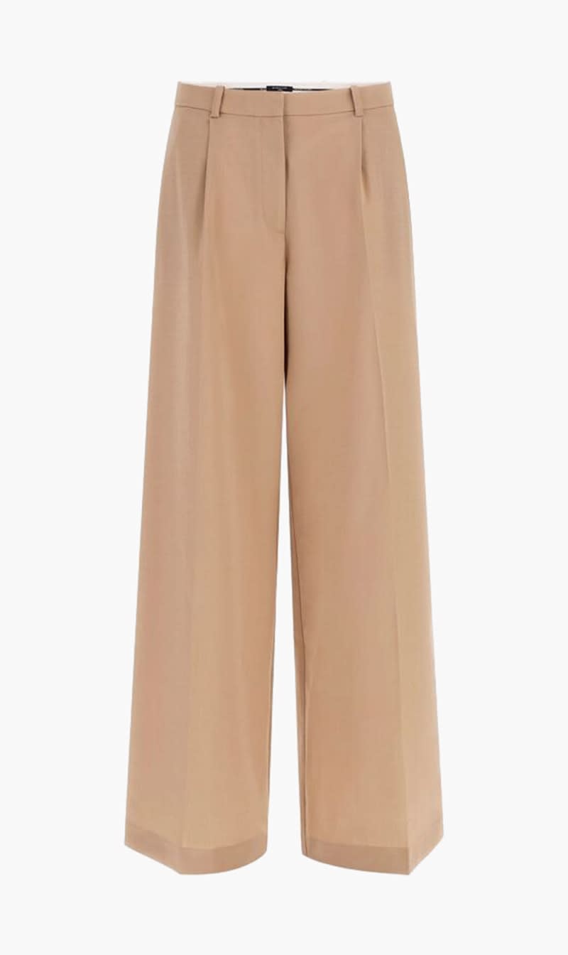 

Guess Beige Irina Wide Leg Pant for Women | The Deal Outlet