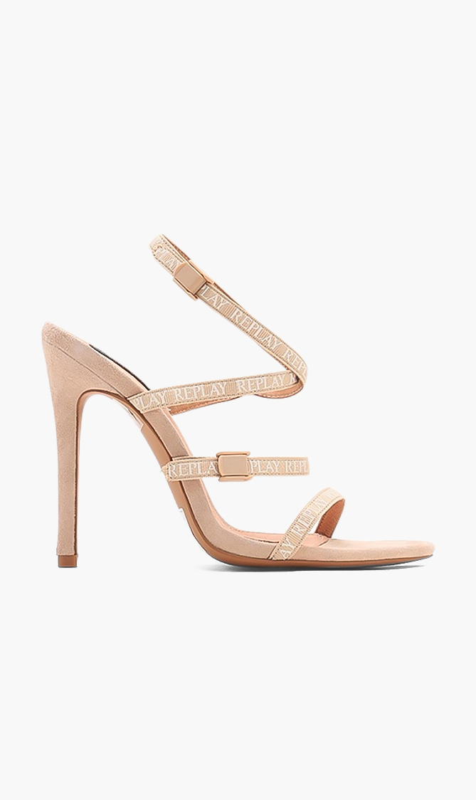 

Replay Rest Logo Ankle Strap Sandals