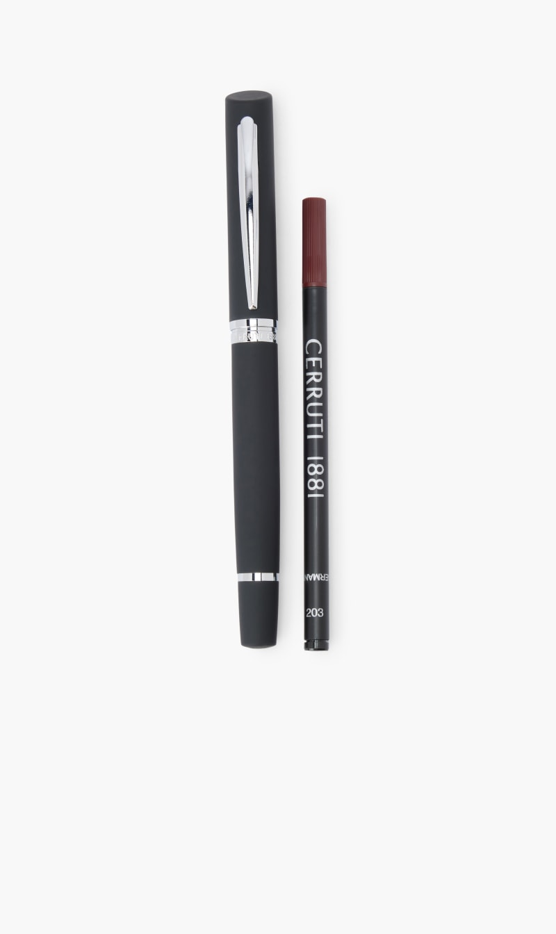 

Cerruti Black Rollerball Pen Soft | The Deal Outlet