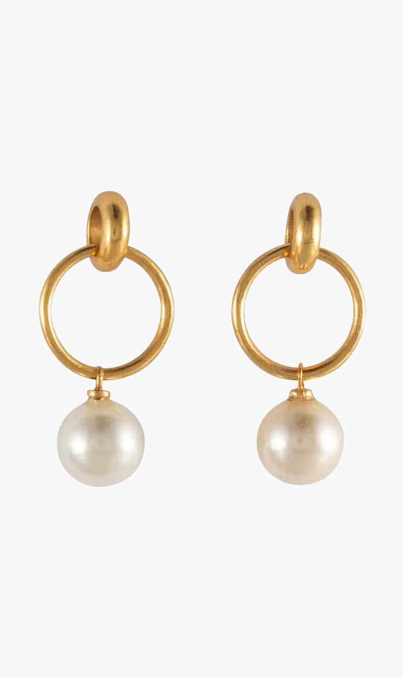 

Shyla White Layla Earrings for Women | The Deal Outlet
