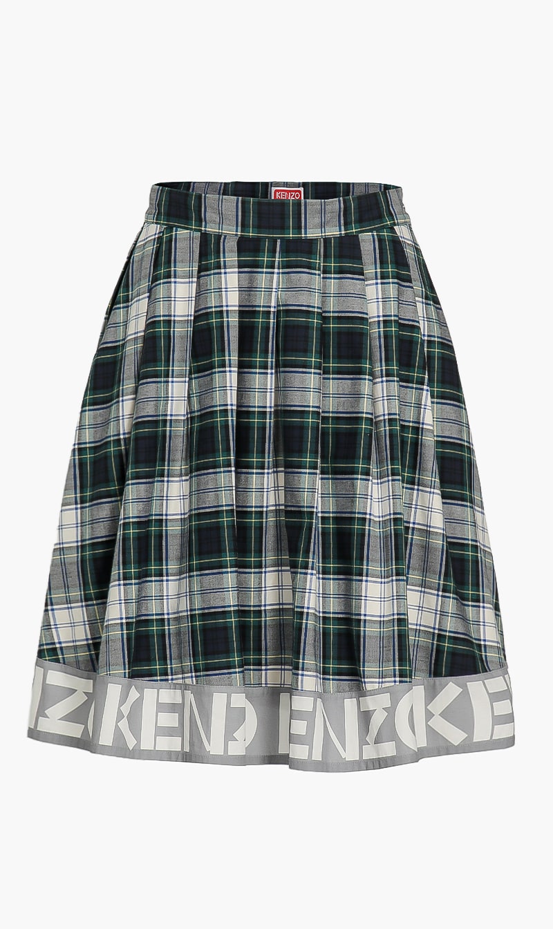 

Kenzo Green Short Flared Skirt for Women | The Deal Outlet
