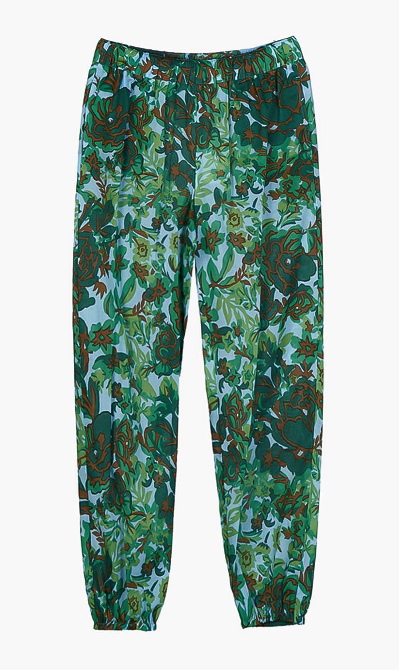 

Tory Burch Green Printed Beach Pant for Women | The Deal Outlet