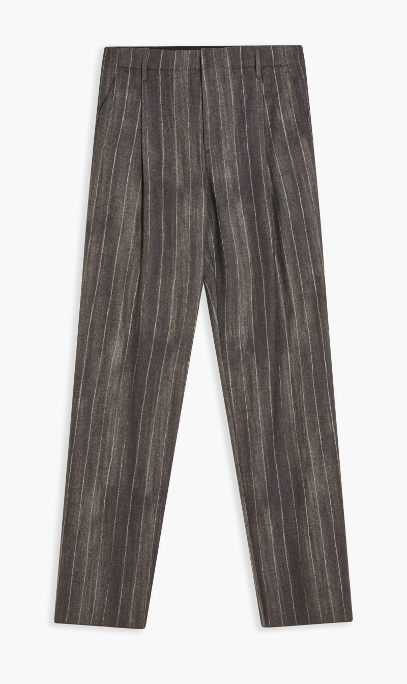 

Versace Black Pants V2 Wool Pinstripe for Men | The Deal Outlet