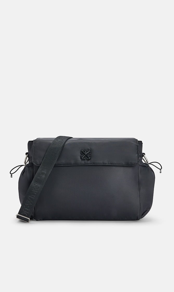 

Off-white Black Arrow Soft Jitney Diaper Bag Black Bla for Boys | The Deal Outlet