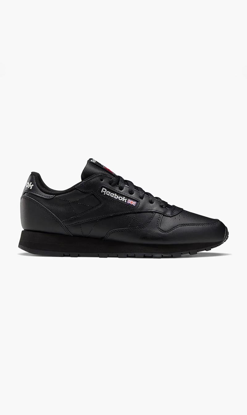 

Reebok Black Classic Leather Sneakers