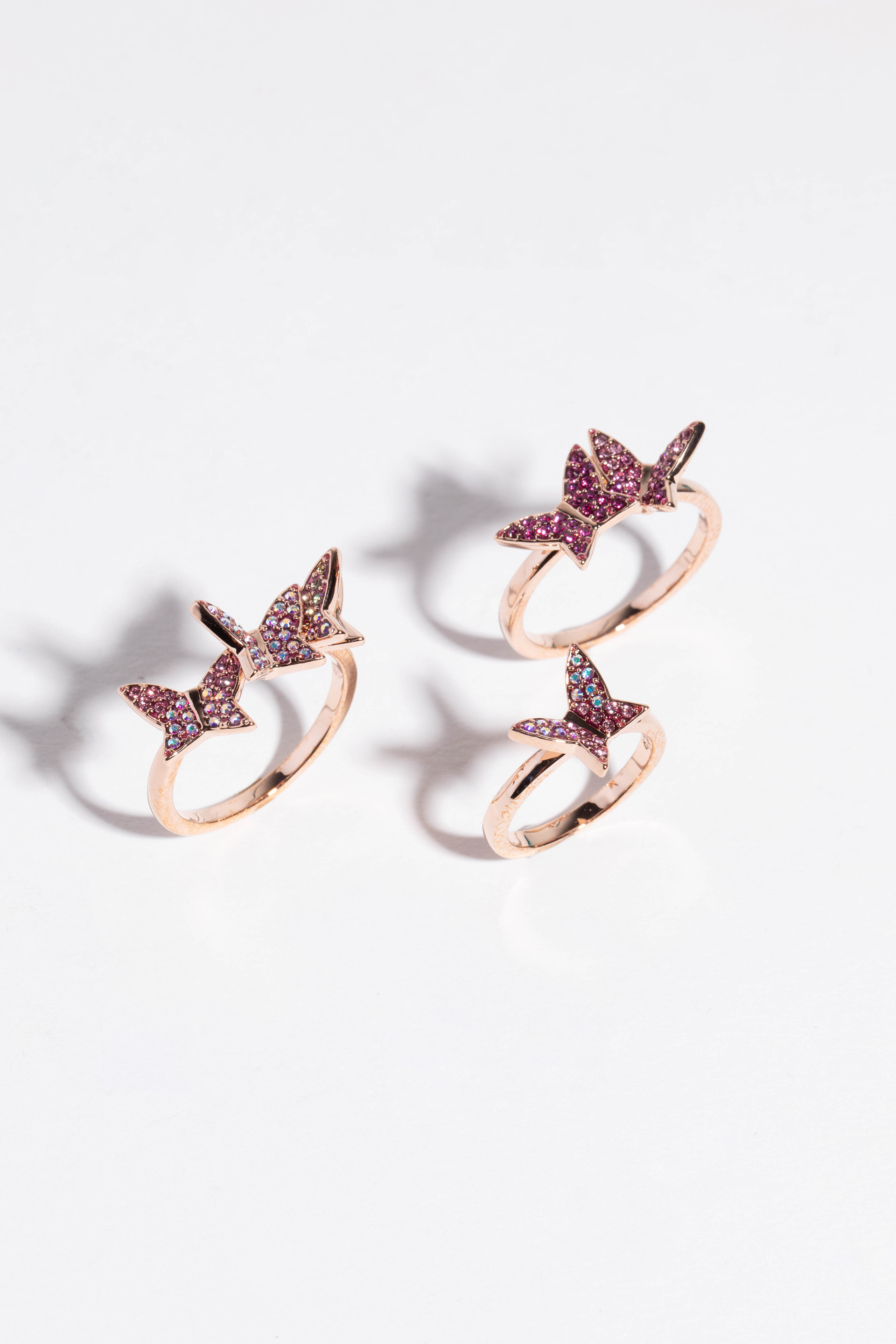 

SWAROVSKI Lillia Rose Gold Ring Set, 58mm