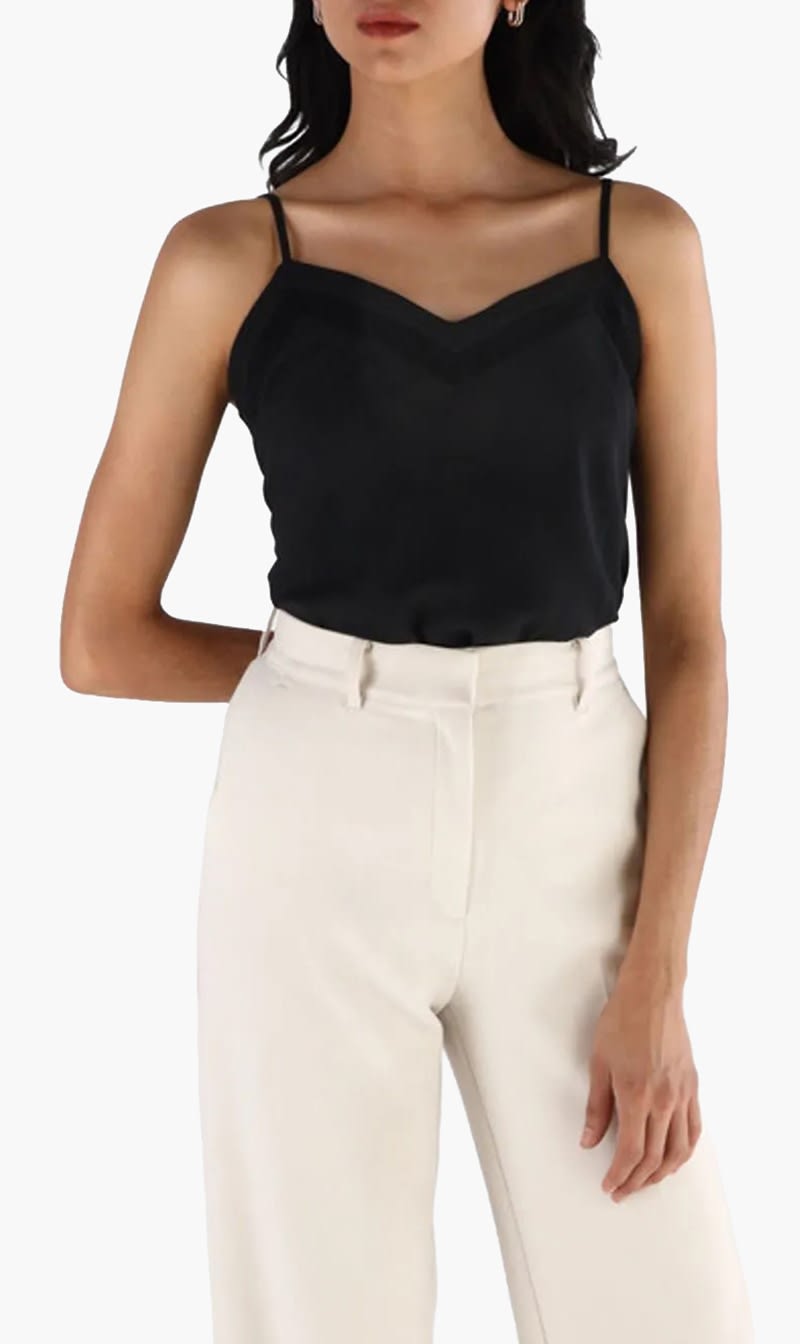 Guess Black Eve Top for Women