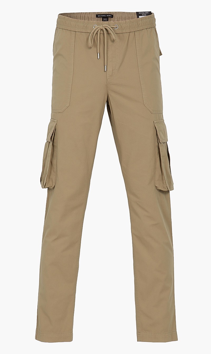 

Plain Solid Pants, Beige