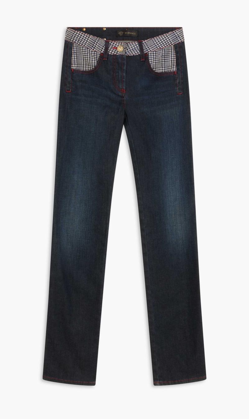 

Versace Blue Jeans Bants for Women | The Deal Outlet