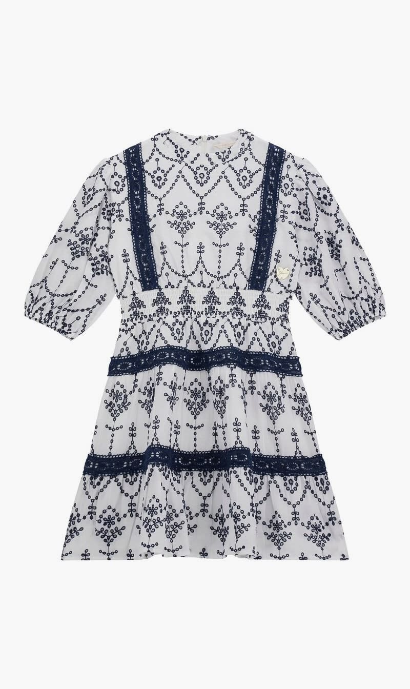 

Guess White Ss Sangallo Dress for Girls | The Deal Outlet
