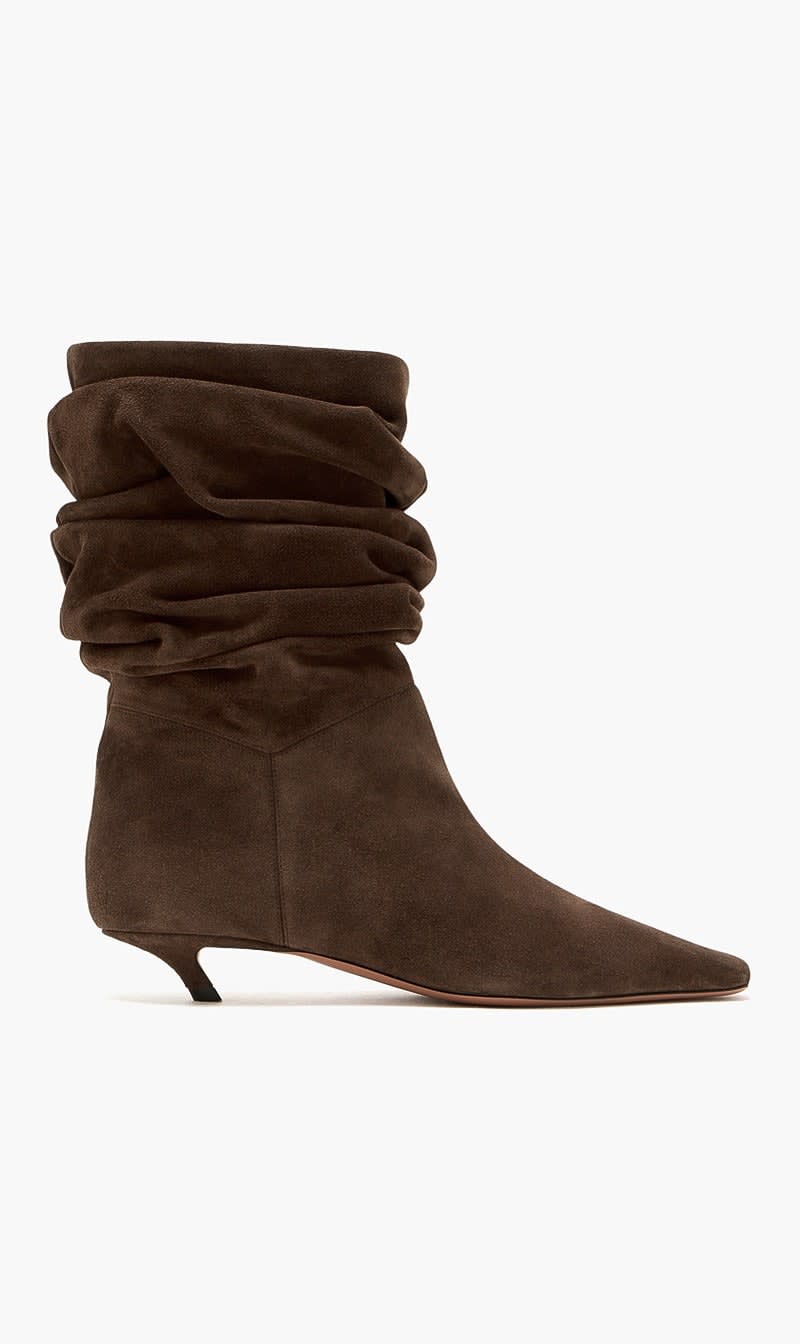 Brown Jamie Bootie Crosta 25 Mm Slanted Sr Heel for Women