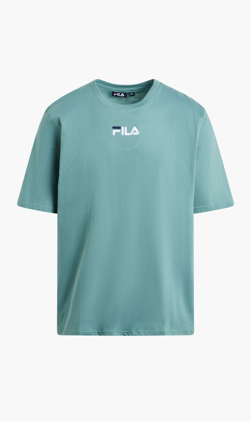 

Fila Green Mitch Tee Embroidered Logo Tee for Men | The Deal Outlet