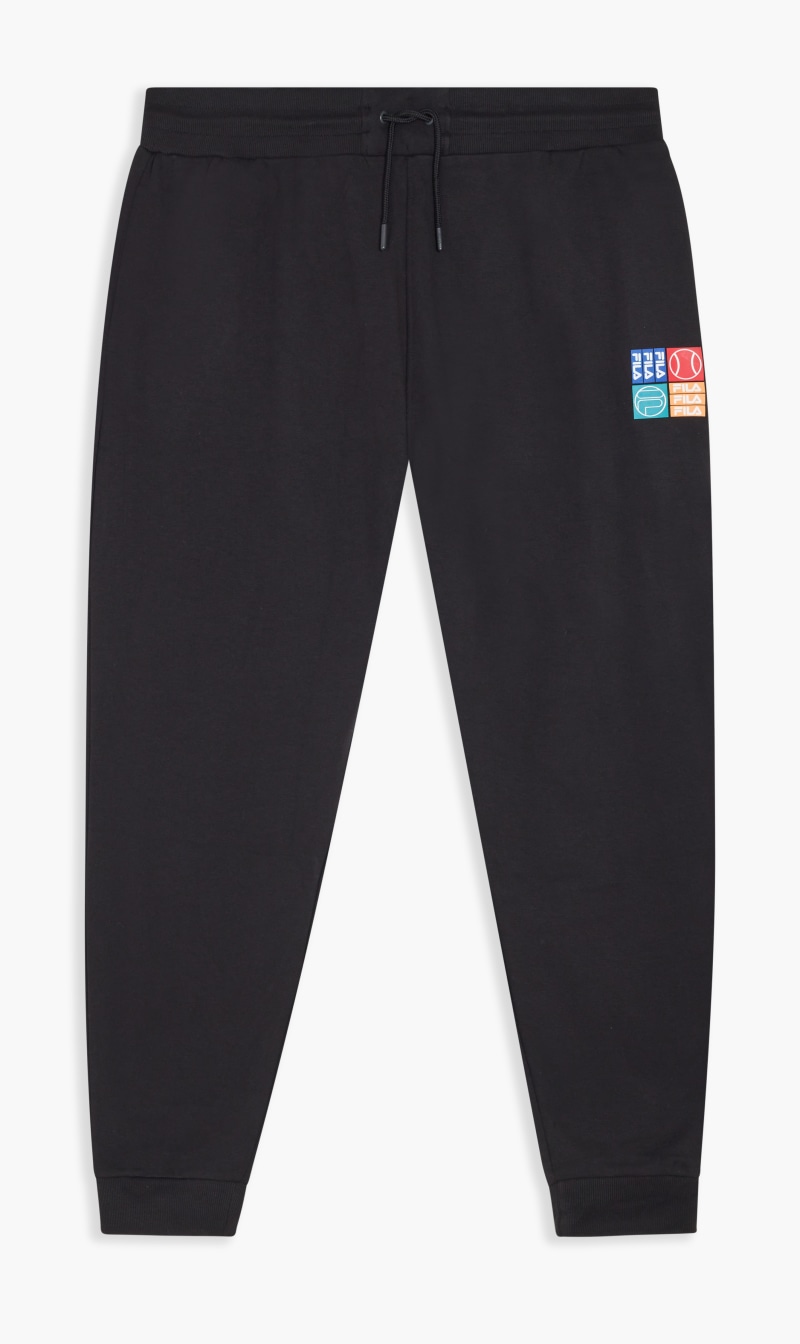 

Fila Black Janzen Graphic Logo Pant for Men | The Deal Outlet