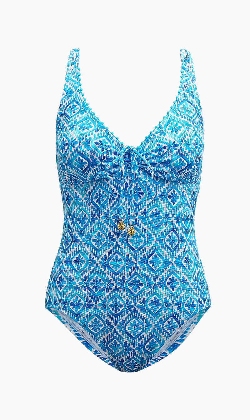 

Tommy Bahama Blue Island Cays Shell Vneck 1pc for Women