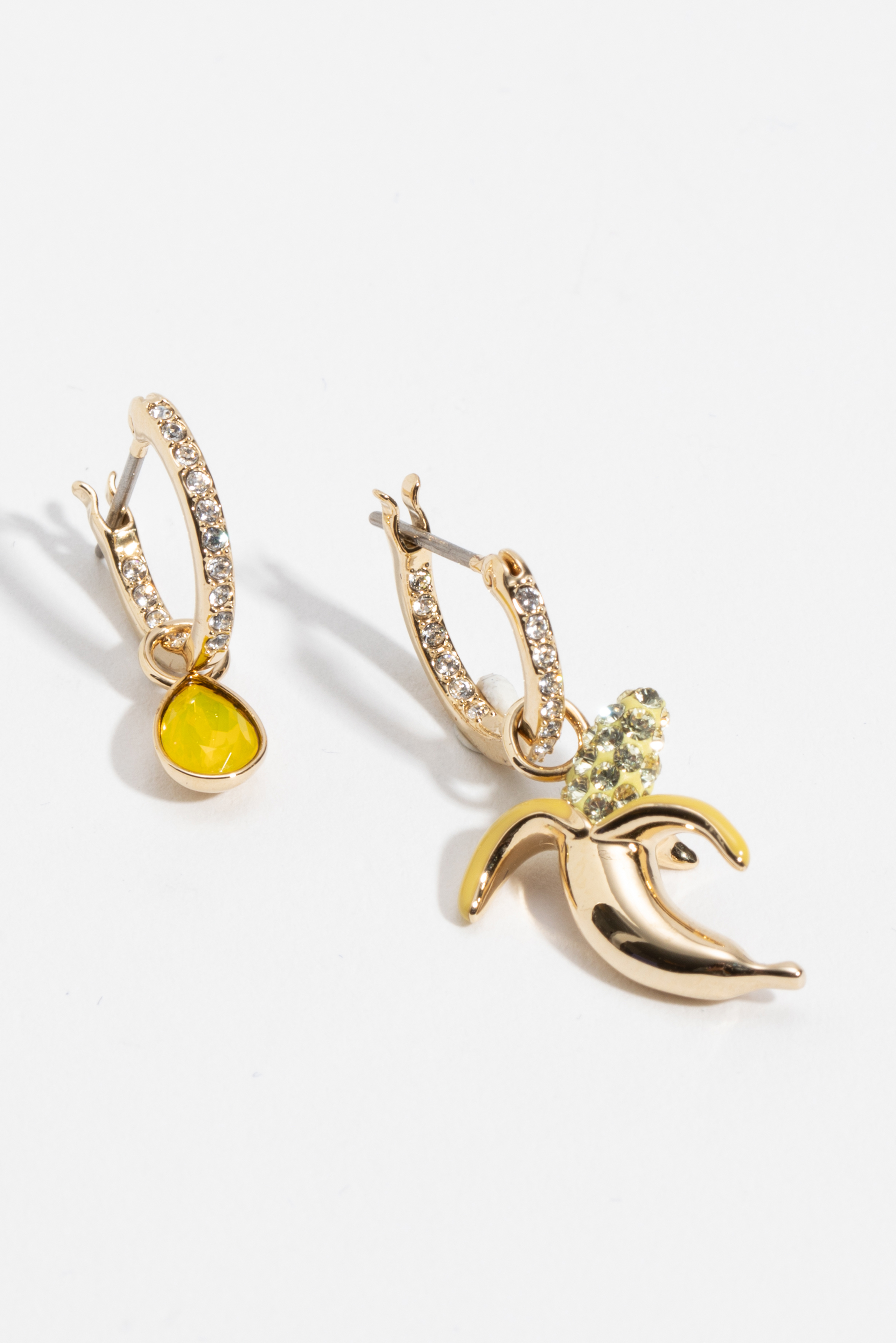 

SWAROVSKI No Regrets Banana Hoop Earrings