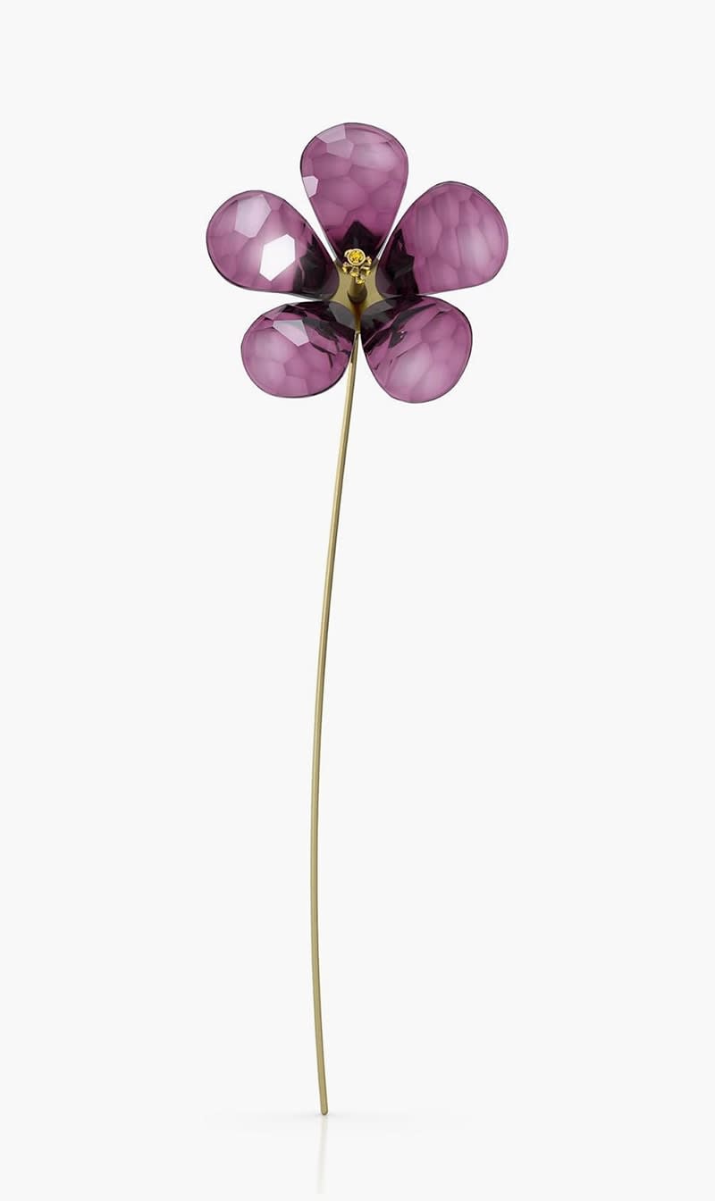 

Swarovski Gold Crystal Garden Tales Hibiscus for Women | The Deal Outlet