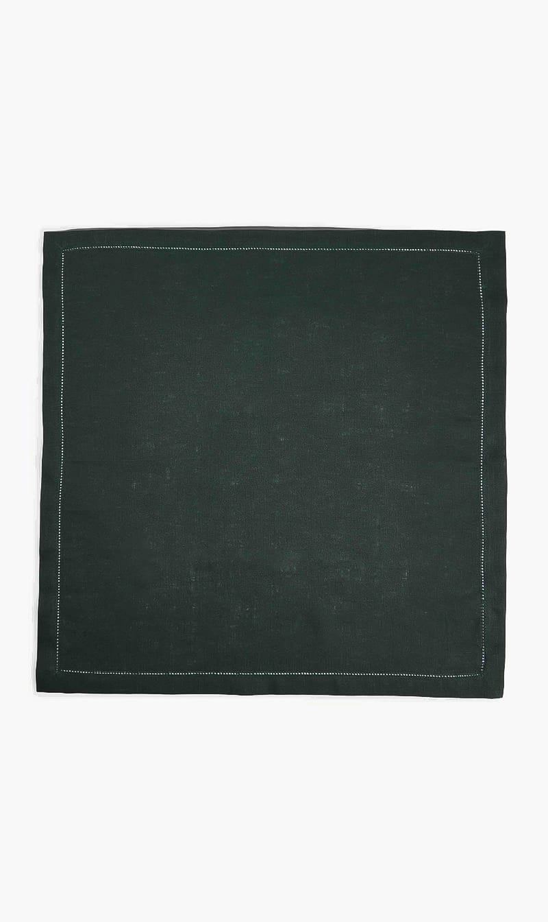 

Catherine Denoual Others Feliz Napkin Dark Green | The Deal Outlet