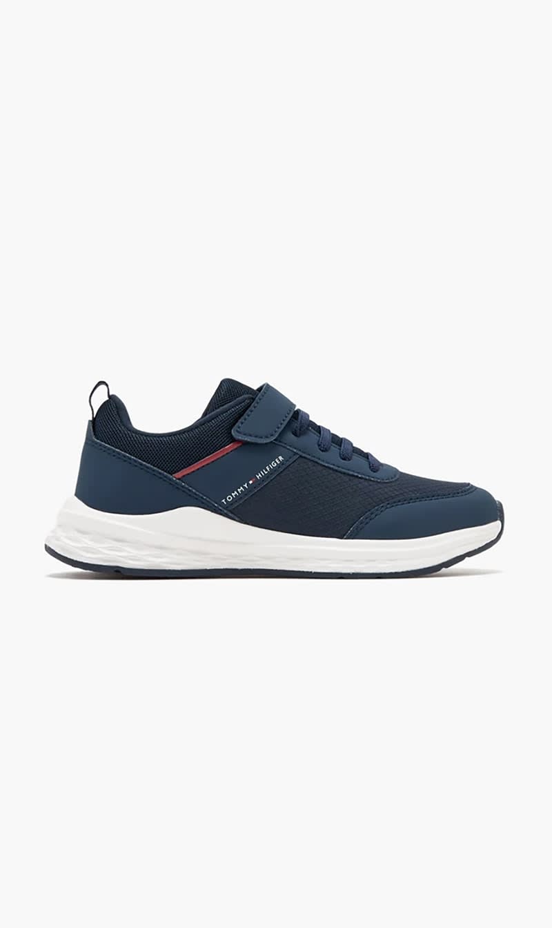 

Tommy Hilfiger Blue Low Cut Lace Up Velcro Sneaker Blue for Boys | The Deal Outlet