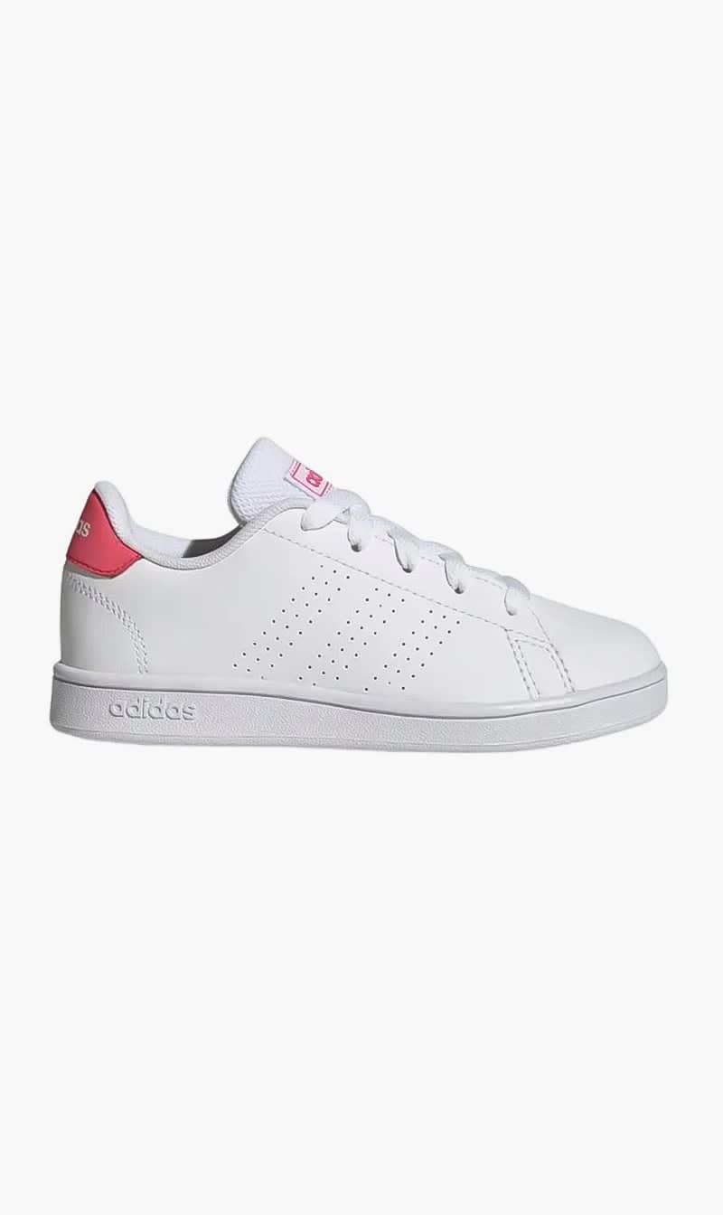 

Adidas White Advantage Lifestyle Court Lace Shoes for Girls | The Deal Outlet