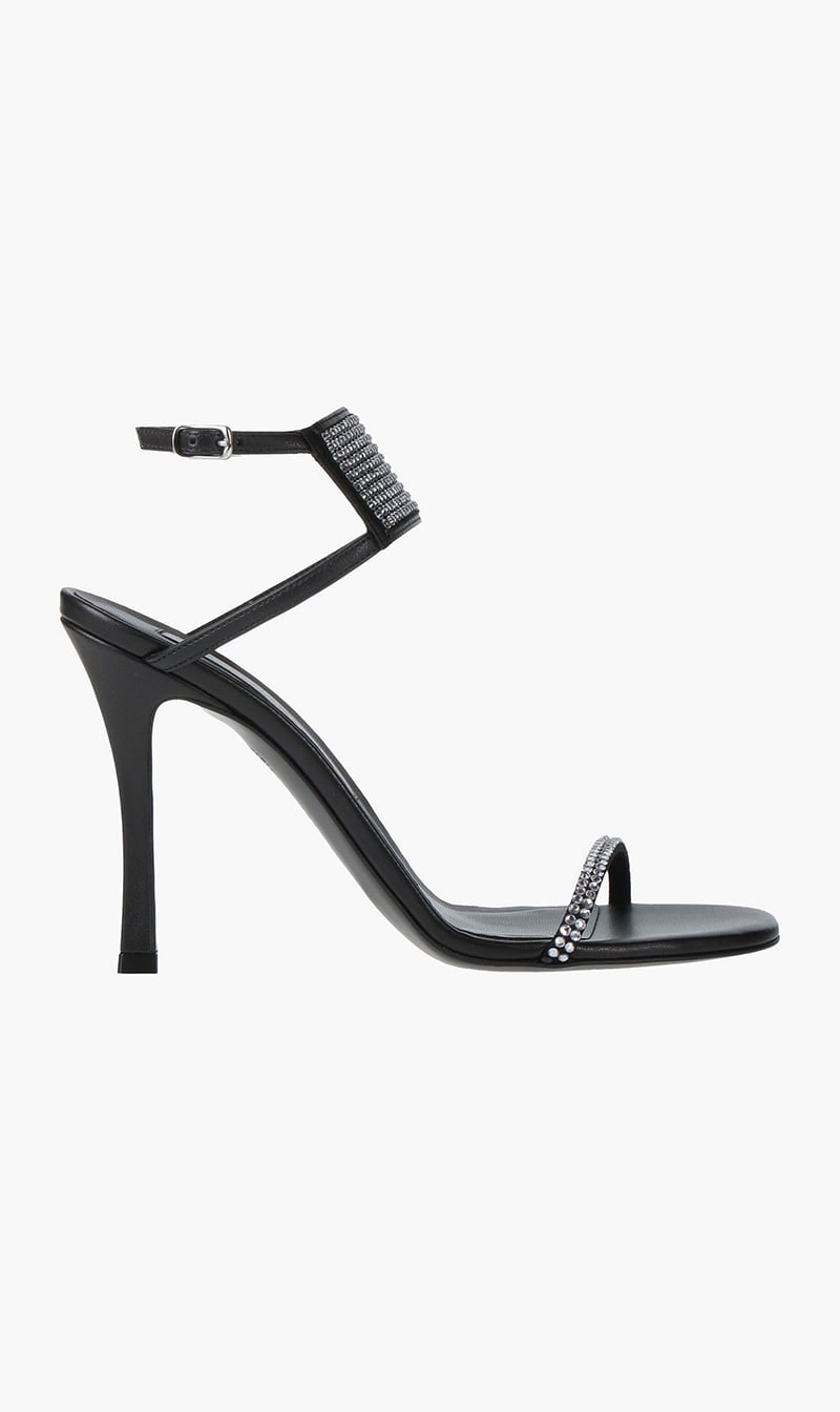 

Stella Mc Cartney Black Eco Alter Sandals for Women | The Deal Outlet