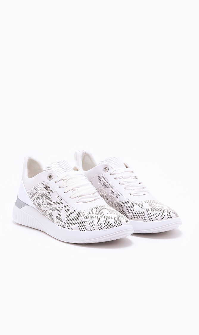 

GEOX Theragon C Perforated Leather Sneakers
