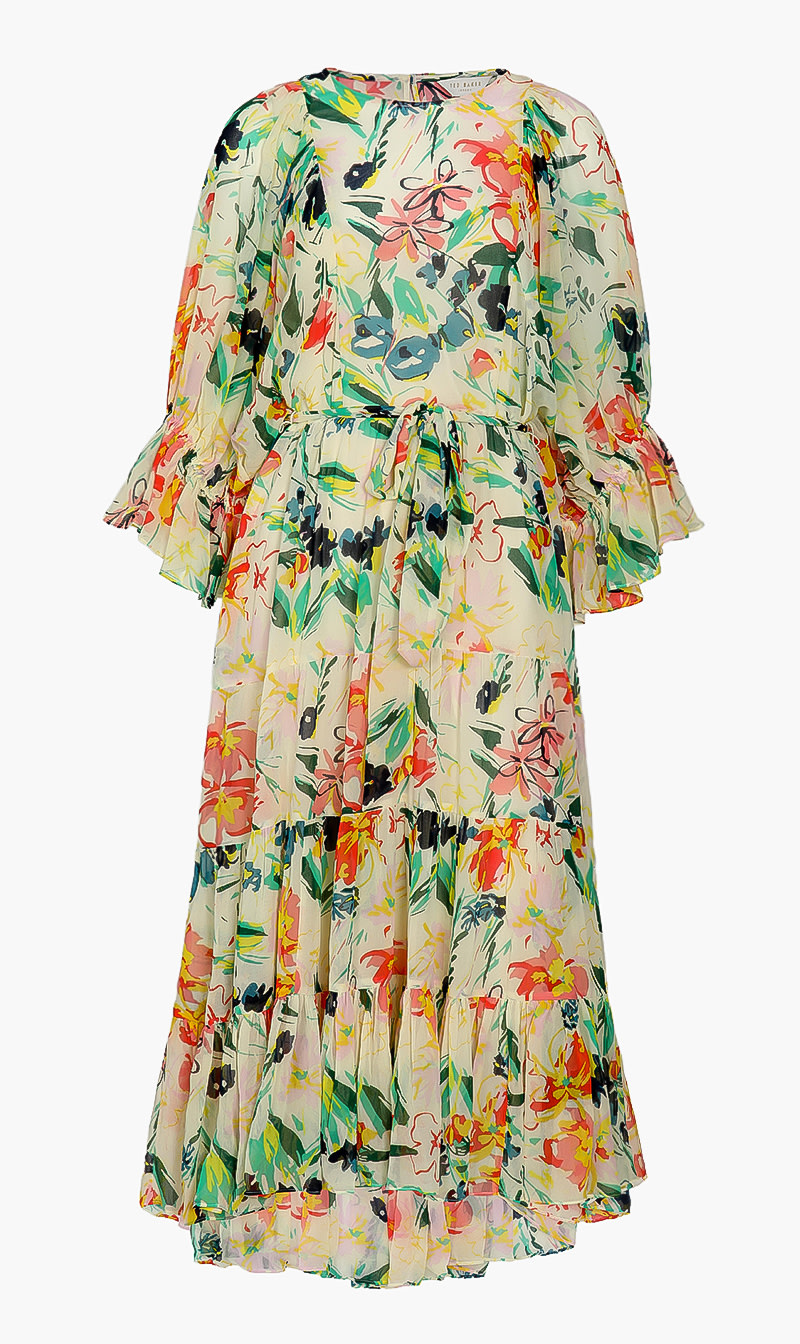 

Balloon Sleeve Maxi Dress