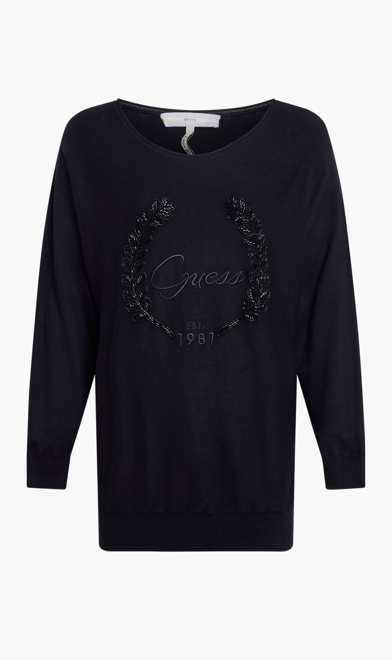 

Guess Black One Shoulder Sweater for Women | The Deal Outlet